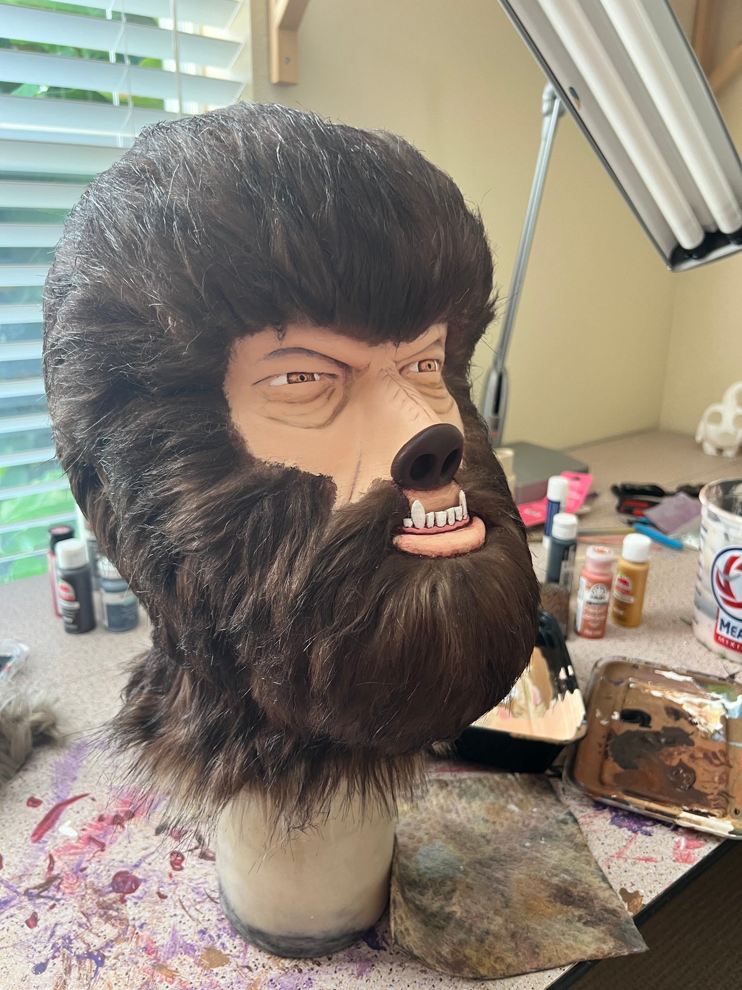 Life Size Classic Wolfman Prop