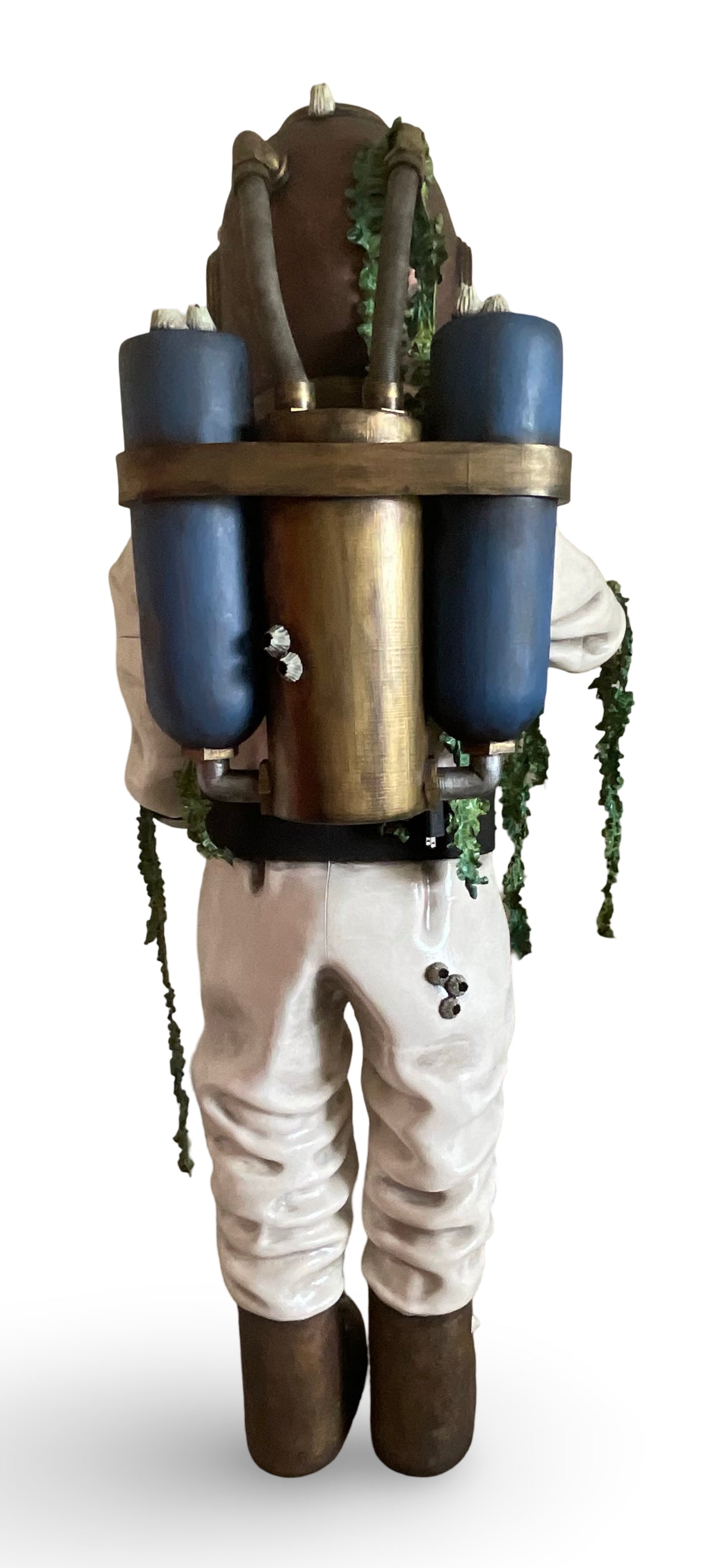 Life-Size Deep Sea Ghost Diver Halloween Prop - 3D Printed Nautical Sculpture