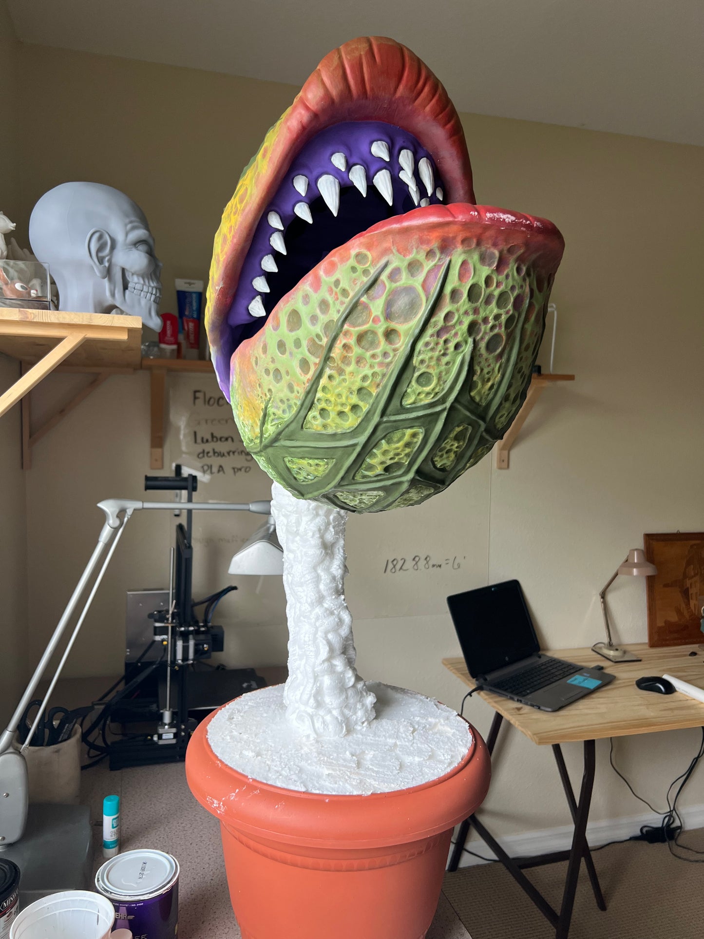 3’9” Man Eating Plant prop Audrey II inspired