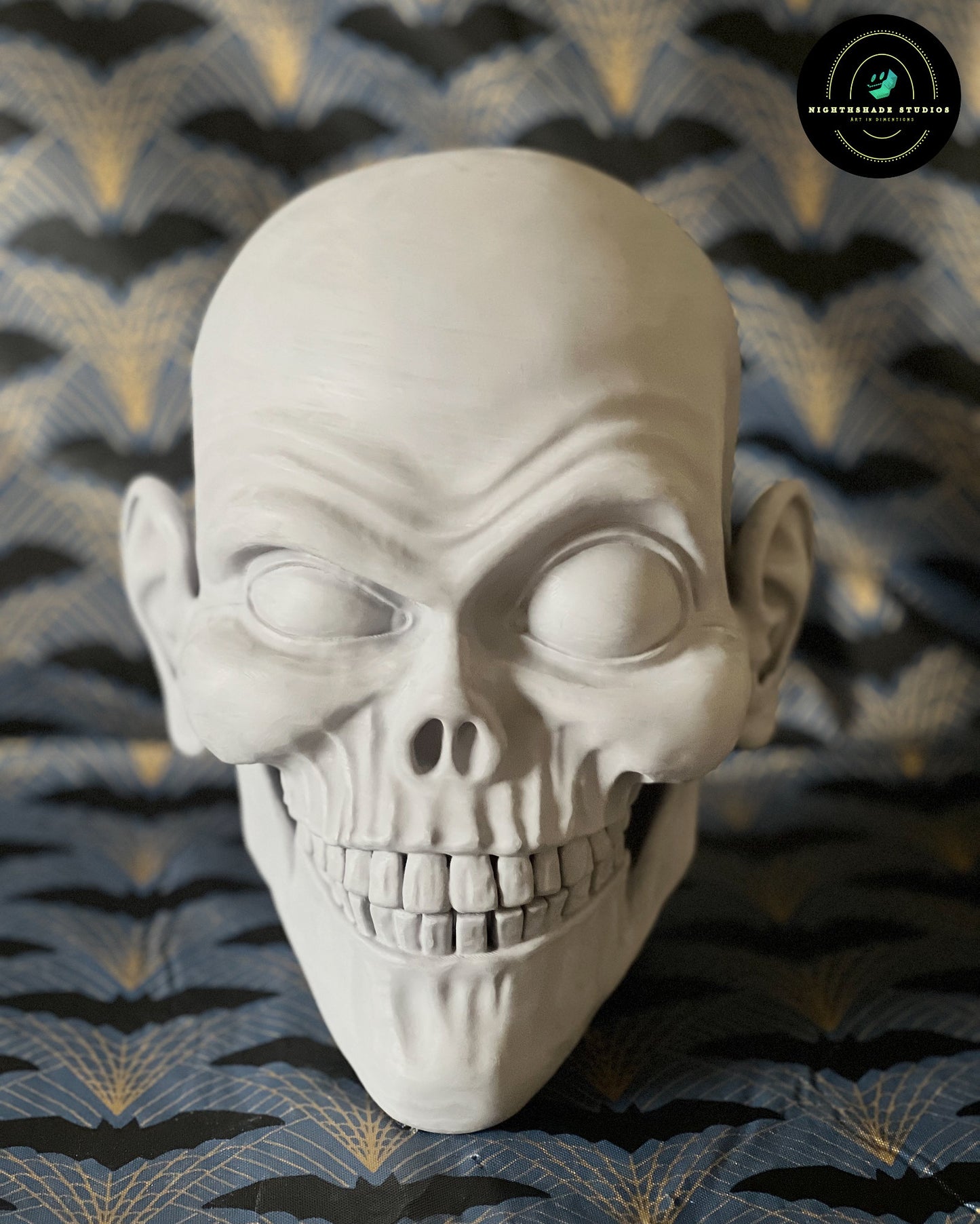 8” DIY Hatbox Ghost inspired prop head