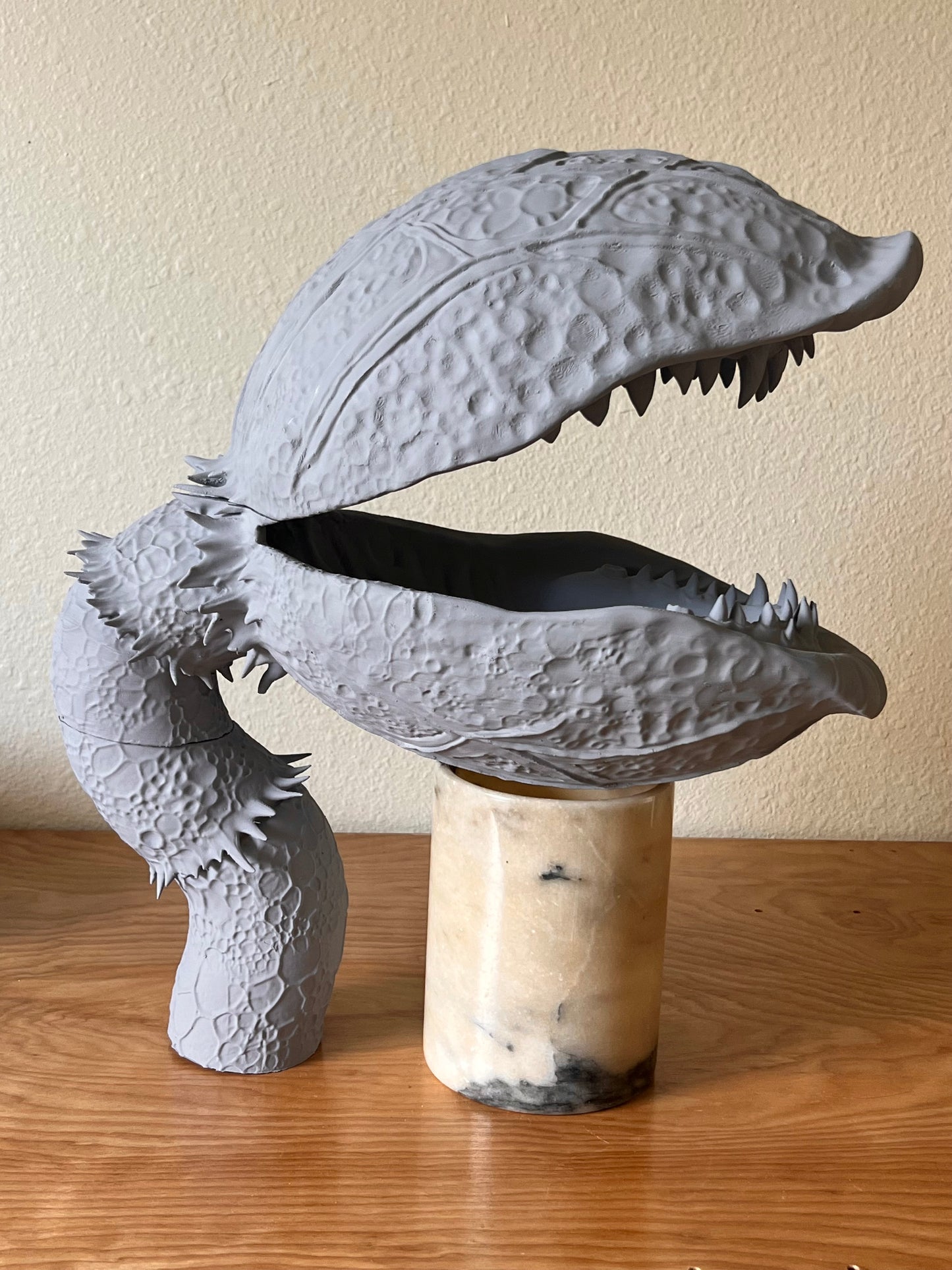 19” DIY Man eating plant statue-spooky decor