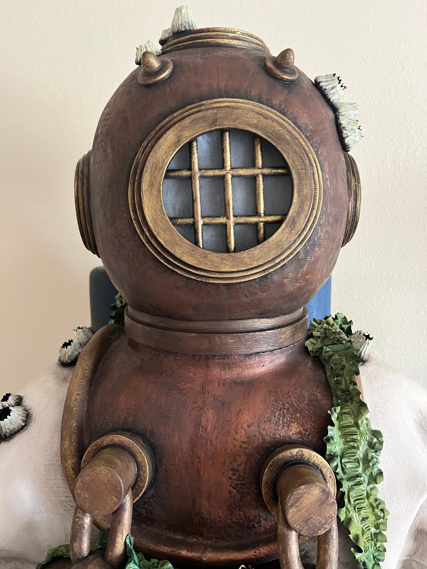 Life-Size Deep Sea Ghost Diver Halloween Prop - 3D Printed Nautical Sculpture