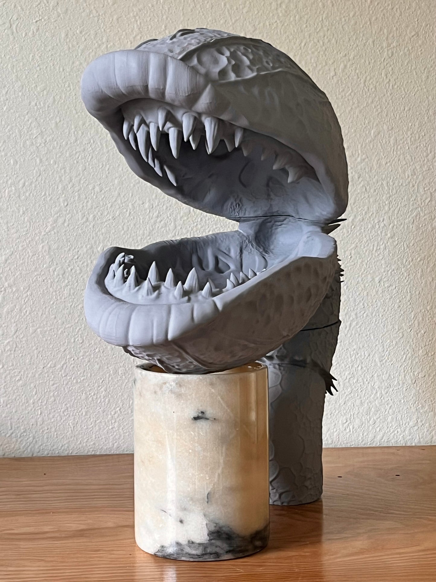 19” DIY Man eating plant statue-spooky decor