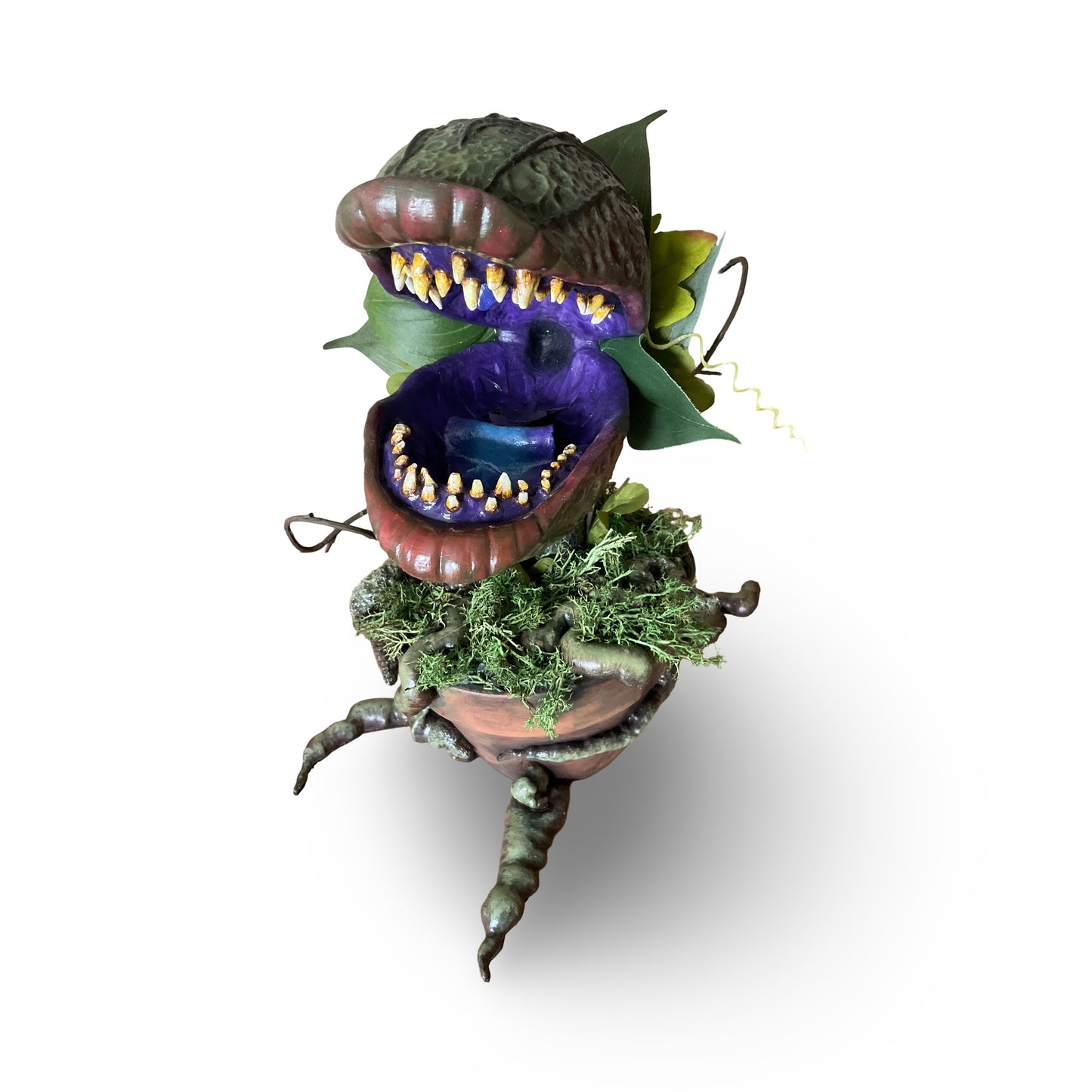 14” Hand-Painted Man Eating Plant