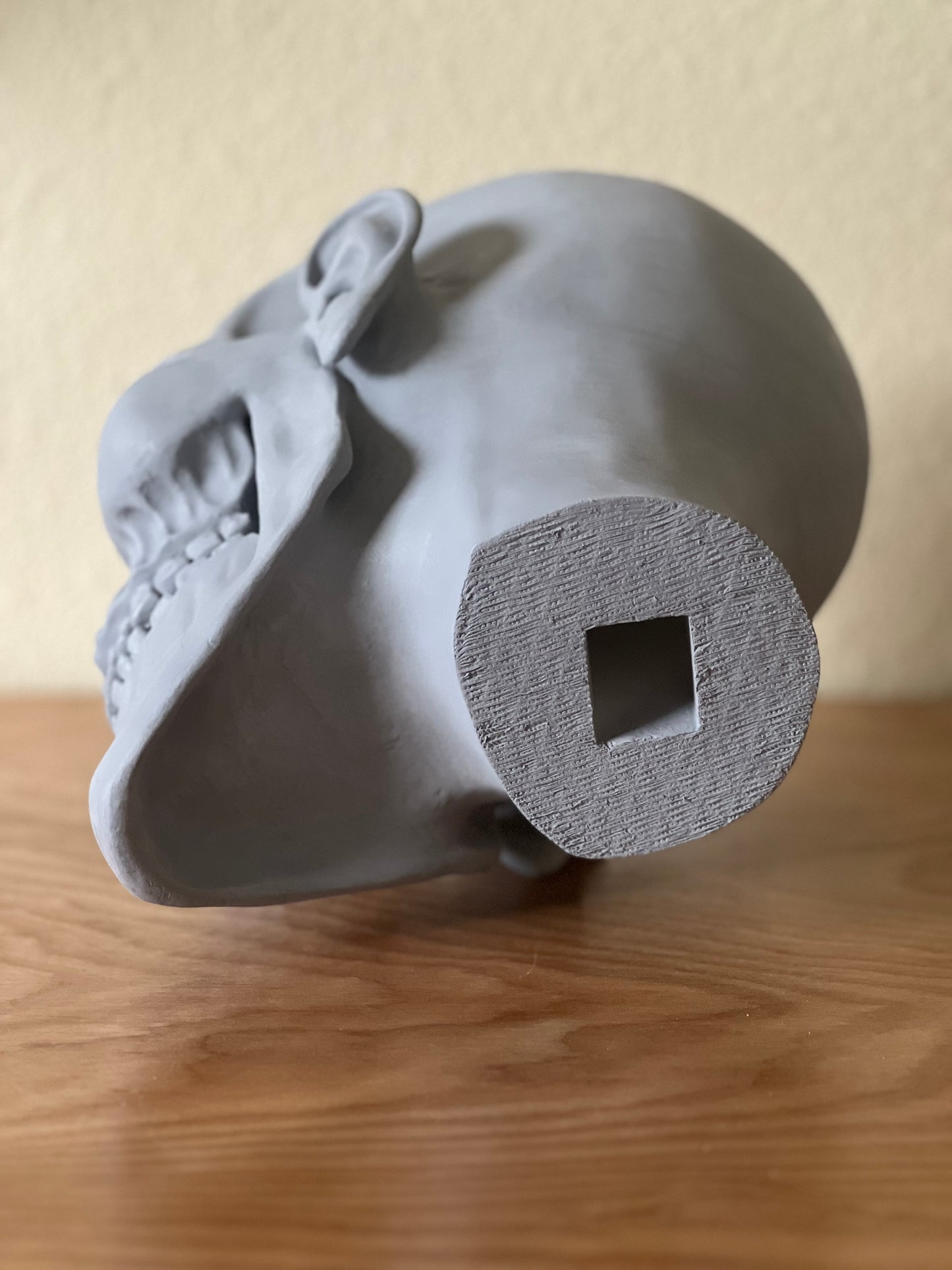 8” DIY Hatbox Ghost inspired prop head