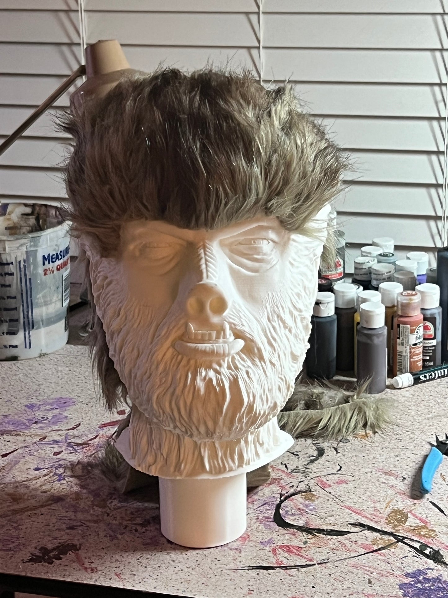 Life Size Classic Wolfman Prop