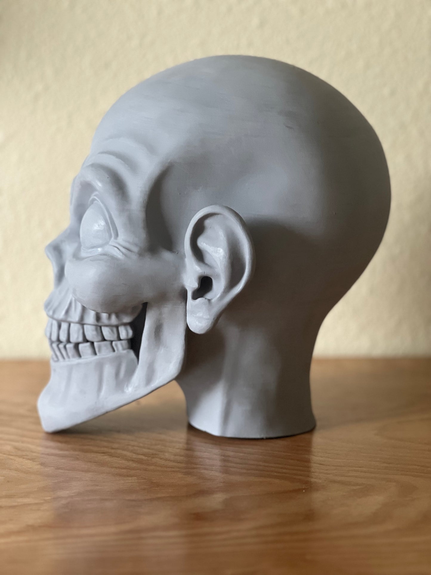 8” DIY Hatbox Ghost inspired prop head