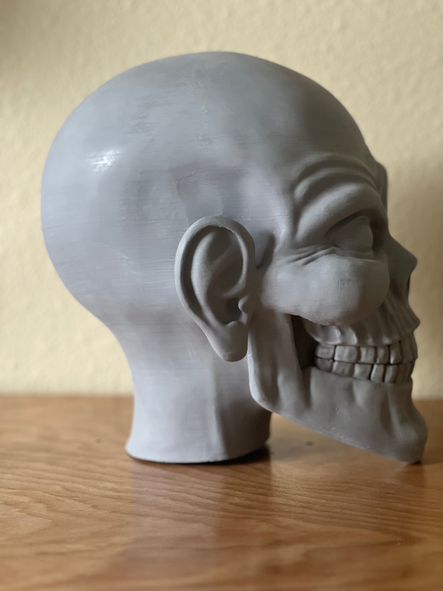 8” DIY Hatbox Ghost inspired prop head