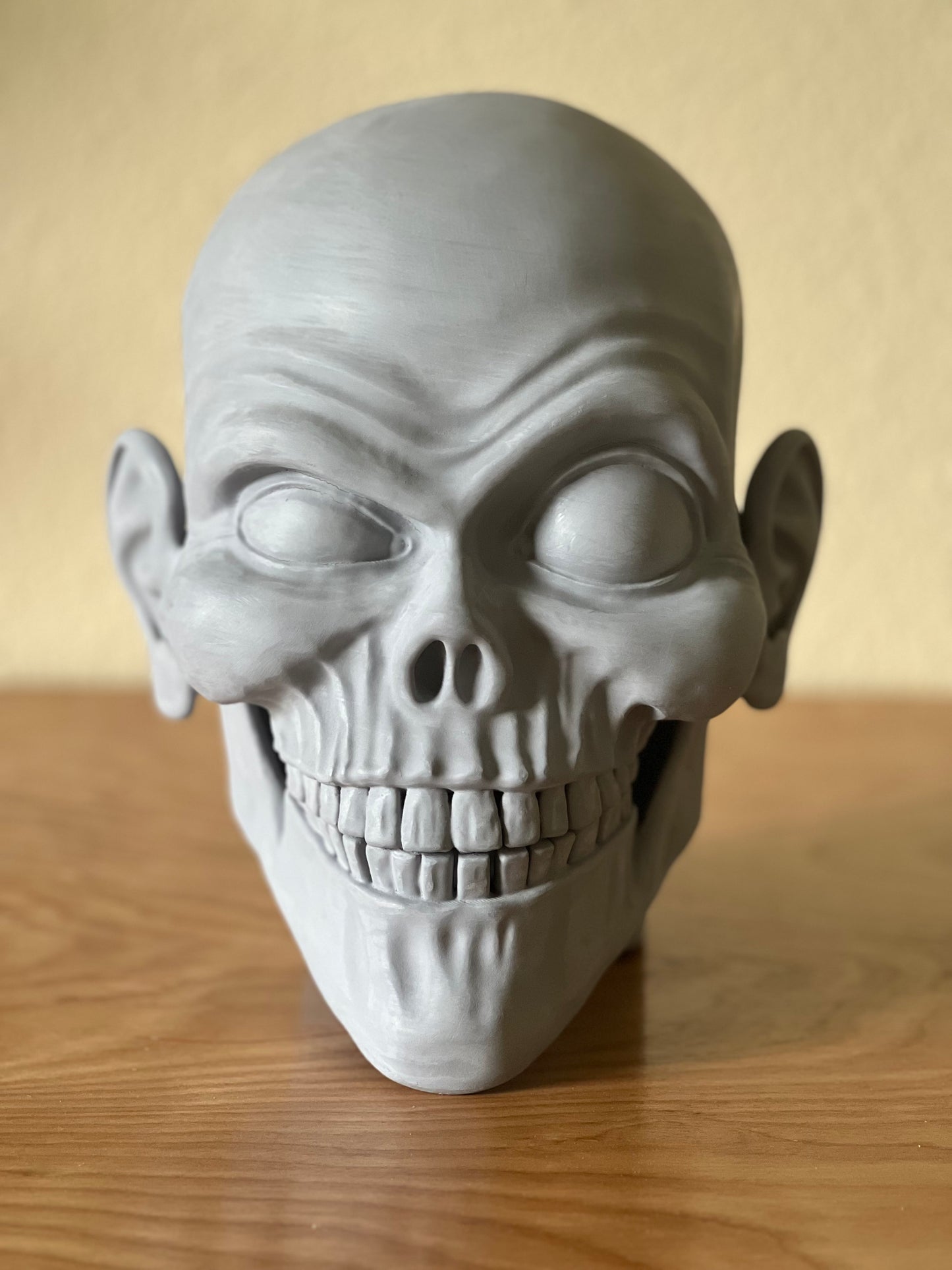 8” DIY Hatbox Ghost inspired prop head
