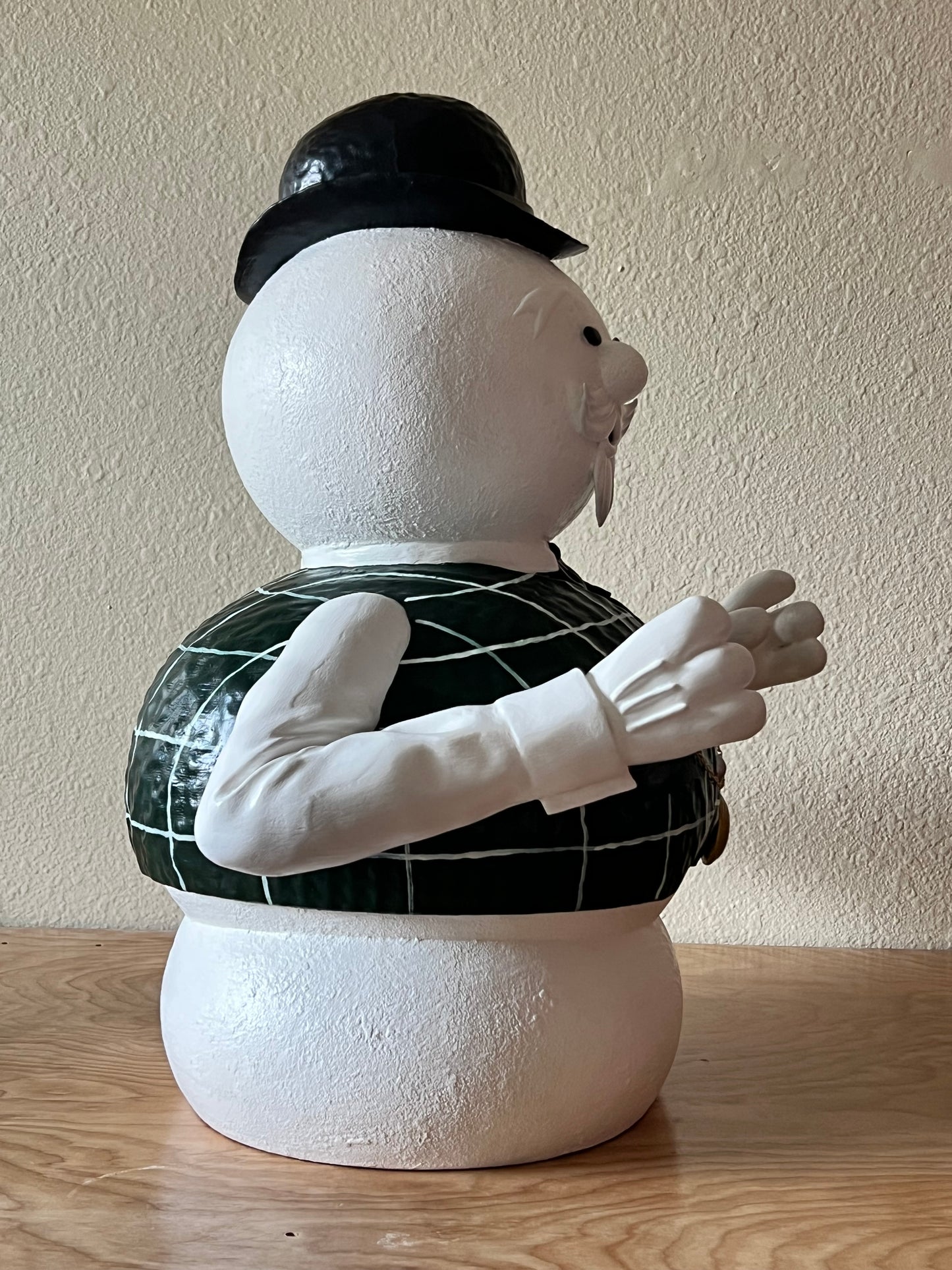 20” Sam the snowman prop Christmas decor