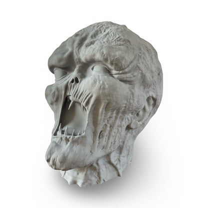 The Screaming Ghoul DIY Prop Head
