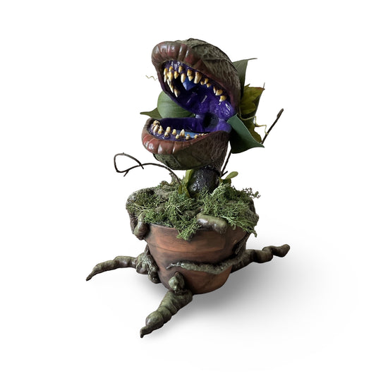 14” Hand-Painted Man Eating Plant