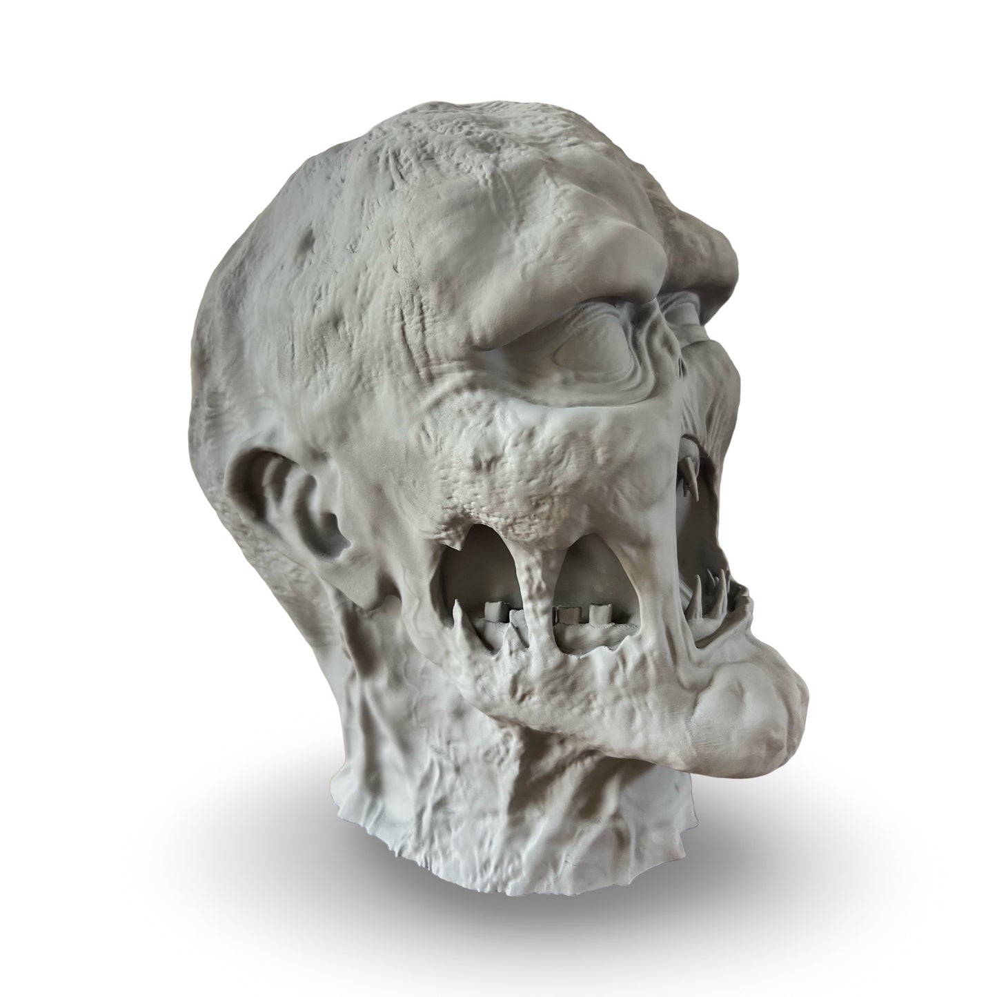 The Screaming Ghoul DIY Prop Head