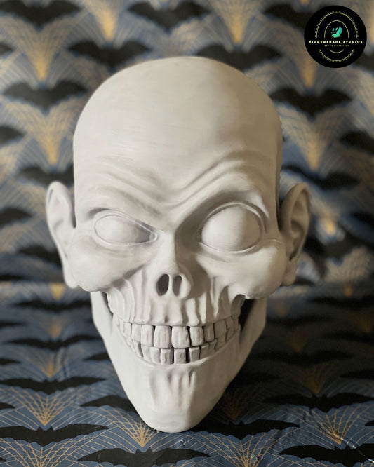 8” DIY Hatbox Ghost inspired prop head