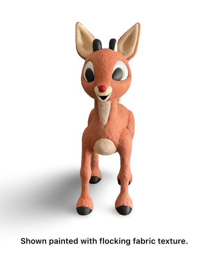 20¾″ Diy Paintable Red-Nosed Reindeer Prop