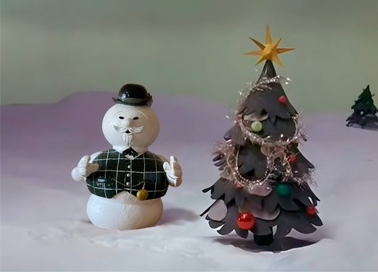 20” Sam the snowman prop Christmas decor