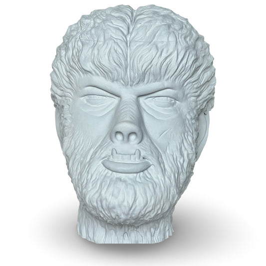 9.5" DIY Paintable Wolfman Prop Head