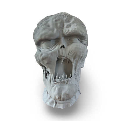 The Screaming Ghoul DIY Prop Head