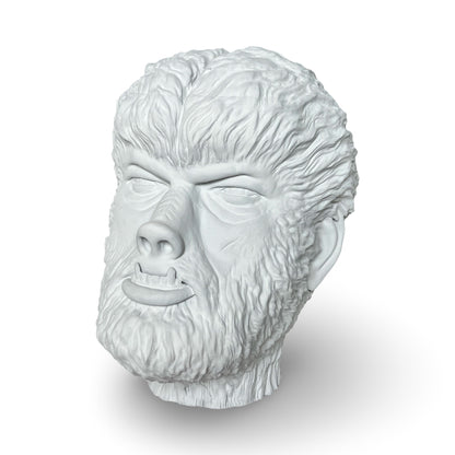 9.5" DIY Paintable Wolfman Prop Head