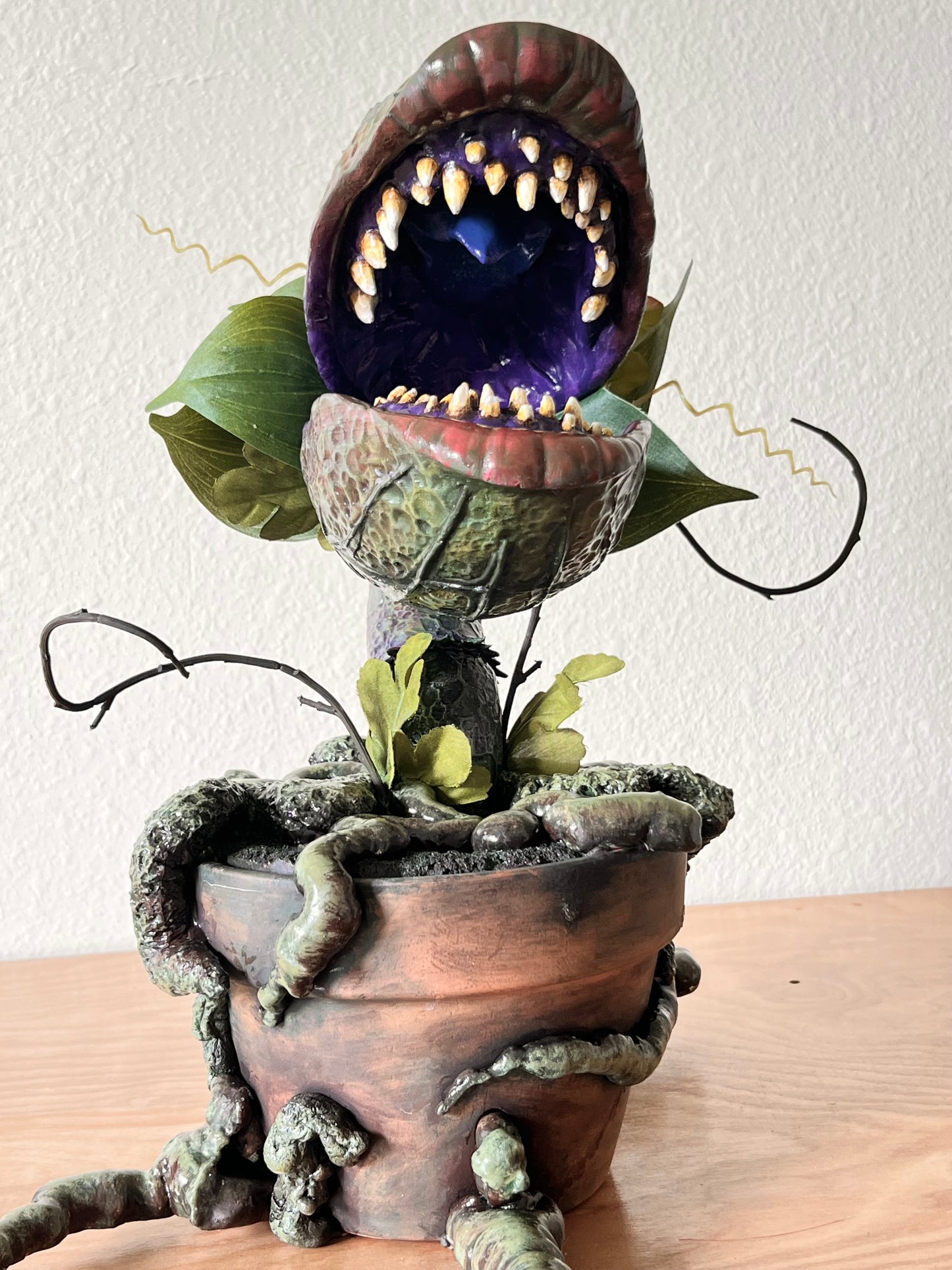 Man eating plant Halloween prop