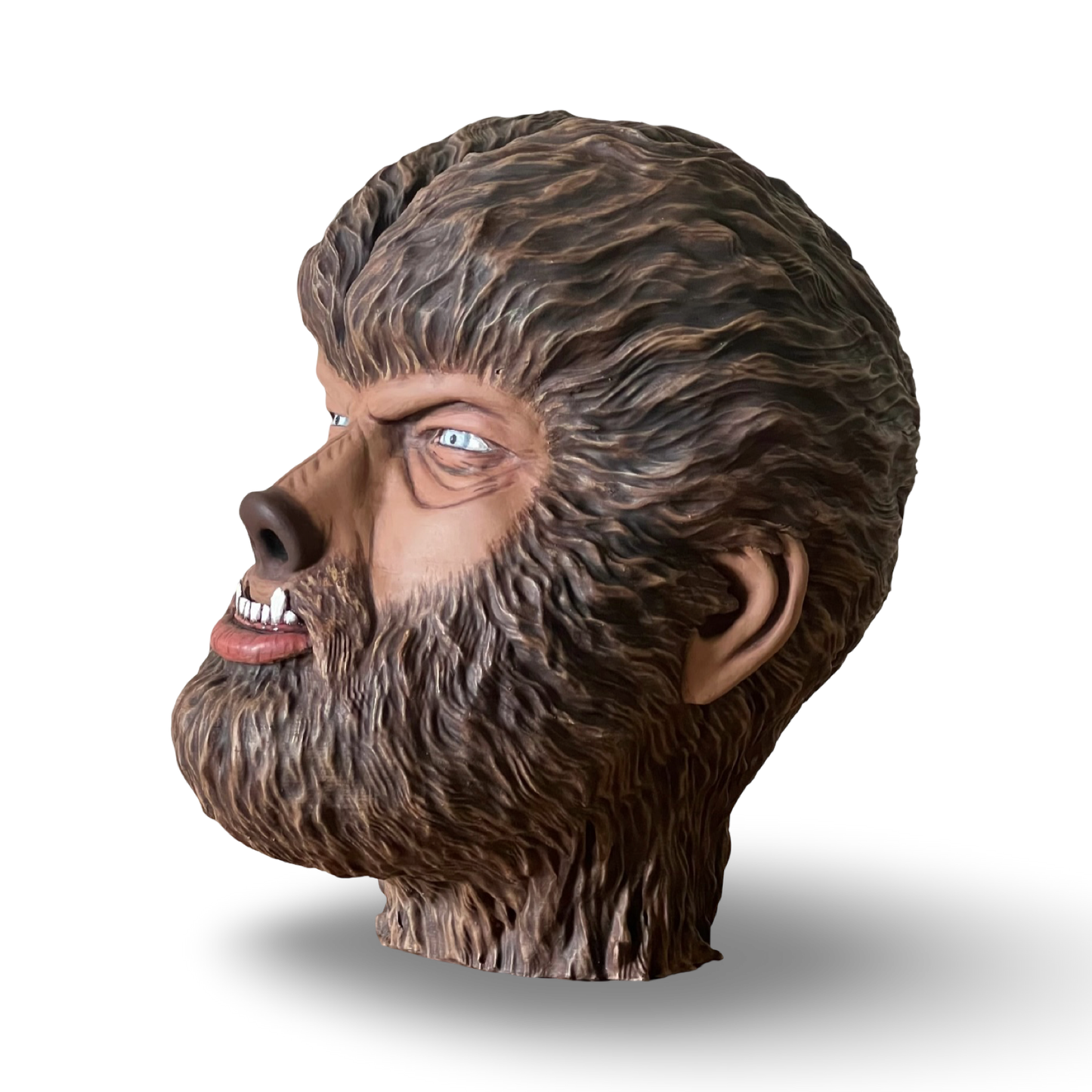 Hand-painted Wolfman Prop Head