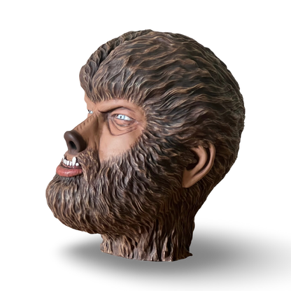 Hand-painted Wolfman Prop Head