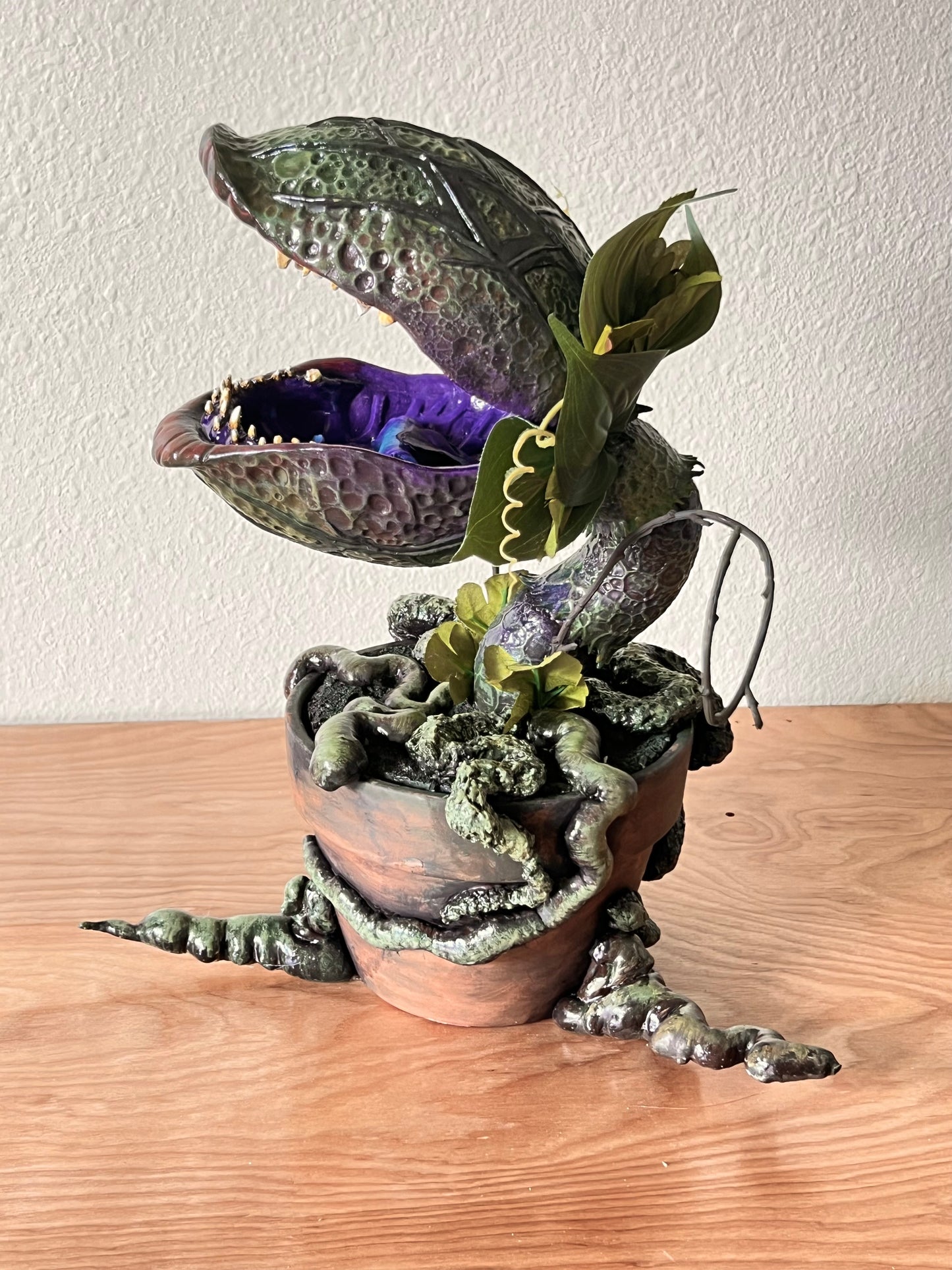 Man eating plant Halloween prop