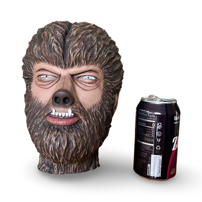 Hand-painted Wolfman Prop Head