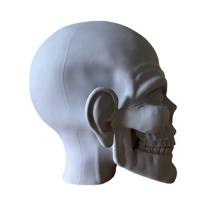 8” Diy Paintable Prop Skull Head