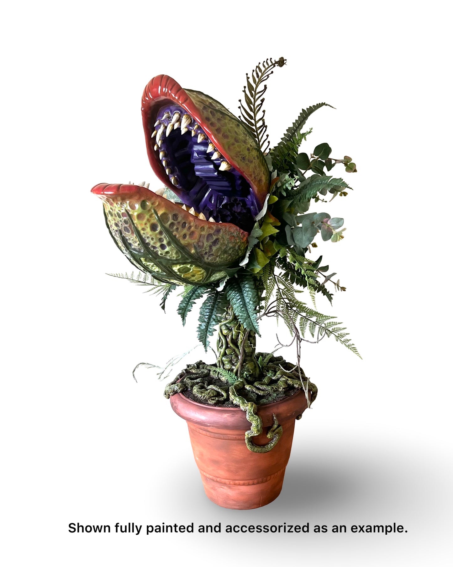 19” DIY Man eating plant statue-spooky decor
