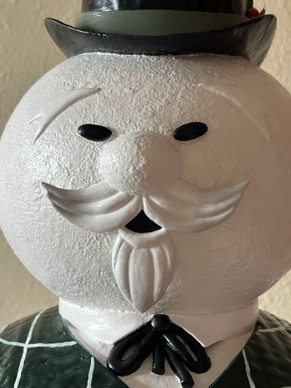 20” Hand painted snowman prop Christmas decor